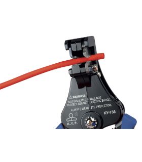 Pince à dénuder métallique de précision 0,2-8 mm ALYCO 108392