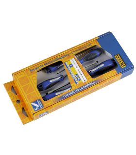 Set 5 tournevis p/plate avec carton ALYCO 119057