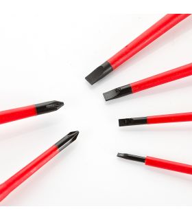 Set de 6 tournevis isolés boîte en carton ALYCO 119330