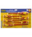 Set de 6 tournevis isolés sous blister ALYCO 119331