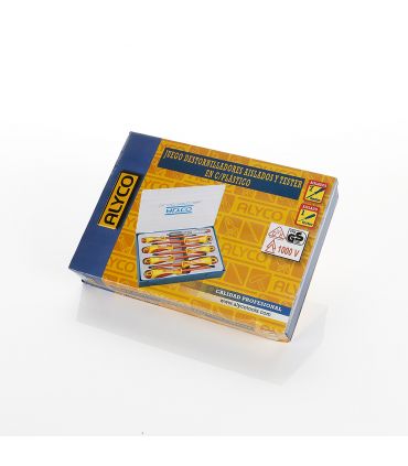 Set de 8 tournevis isolés ALYCO 119335