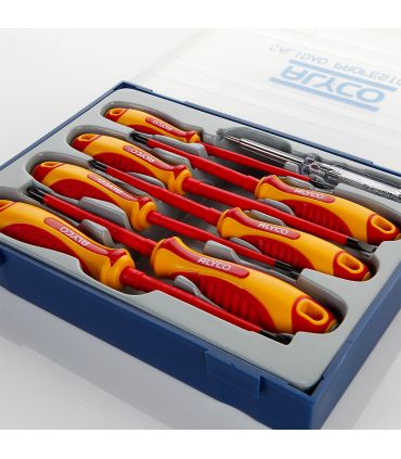 Set de 8 tournevis isolés ALYCO 119335