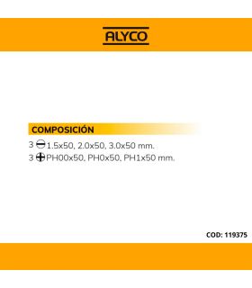 Set 6 tournevis de précision isolés ALYCO 119375