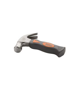 Marteau arrache-clou courbé américain 220 g. série courte manche en fibre de verre alyco orange ALYCO 170145