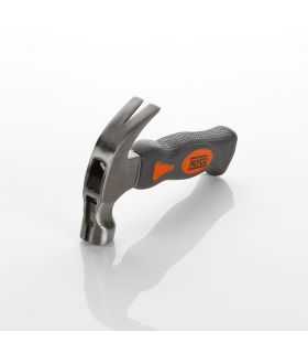 Marteau arrache-clou courbé américain 220 g. série courte manche en fibre de verre alyco orange ALYCO 170145