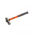 Marteau à boule 450 g. manche en fibre de verre alyco orange ALYCO 170150