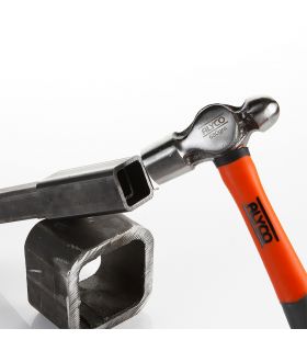 Marteau à boule 450 g. manche en fibre de verre alyco orange ALYCO 170150
