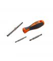 Set tournevis 6 en 1 interchangeable alyco orange ALYCO 170454