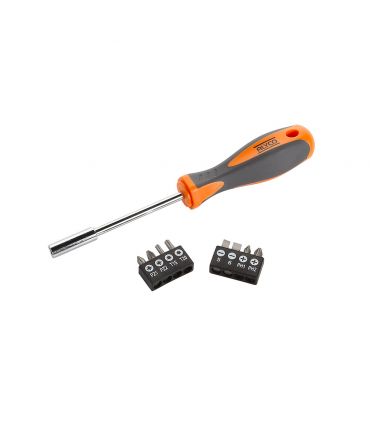 Set 9 porte-embouts et embouts alyco orange ALYCO 170457