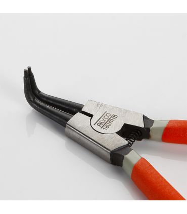 Pince seeger ext. mâchoire courbe 180 mm alyco orange ALYCO 170586