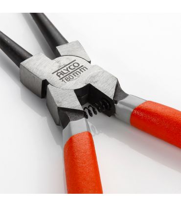 Pince seeger int. mâchoire droite 180 mm alyco orange ALYCO 170587