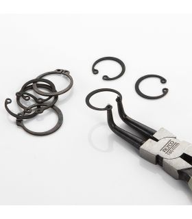 Pince seeger int. mâchoire courbe 180 mm alyco orange ALYCO 170588