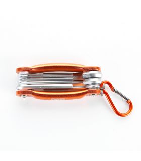 Set de 8 clés allen avec cadre en métal alyco orange ALYCO 170605