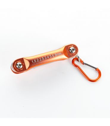Set de 8 clés allen avec cadre en métal alyco orange ALYCO 170605