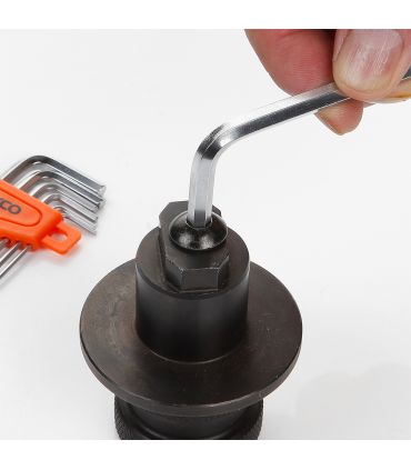 Set 7 clés allen alyco orange support plastique ALYCO 170607