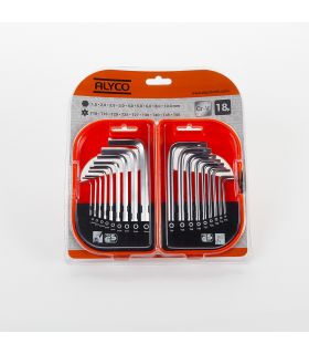 Set mixte clé allen+torx inv. alyco orange ALYCO 170622