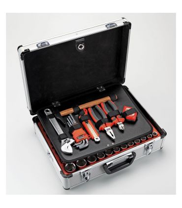 Mallette aluminium alyco orange avec 120 outils ALYCO 170822