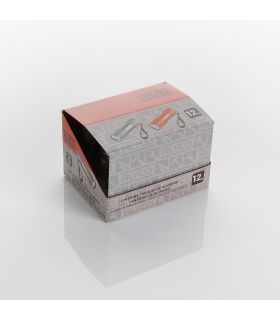 Lampe de poche tubulaire en aluminium à 9 led alyco orange ALYCO 170955