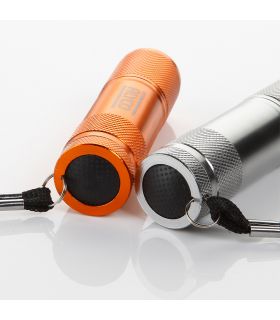 Lampe de poche tubulaire en aluminium à 9 led alyco orange ALYCO 170955