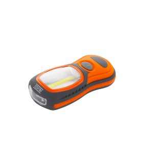 Lampe de poche professionnelle longue bifocale 3w cob + 3 led alyco orange ALYCO 170957