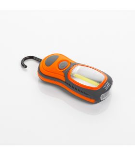 Lampe de poche professionnelle longue bifocale 3w cob + 3 led alyco orange ALYCO 170957