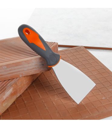 Spatule flexible en acier au carbone 80 mm manche composite alyco orange ALYCO 171088