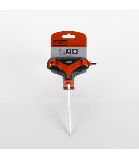 Clé allen 4 mm manche en t composite alyco orange ALYCO 171204