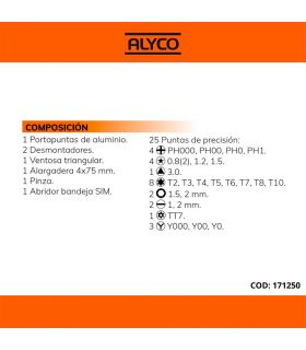 Set 32 pcs réparation mobiles alyco orange ALYCO 171250