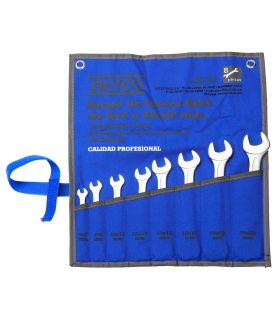 Set de 8 clés fixes en pouces ALYCO 190040