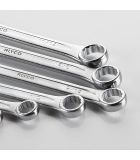 Set de 8 clés mixtes pouces ALYCO 190140