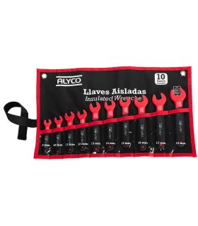 Set de 10 clés fixes vde b/nylon ALYCO 190182