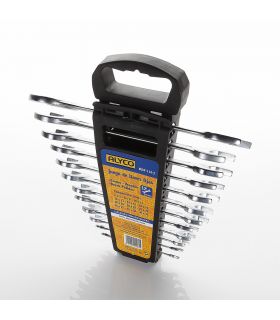 Jeu de 12 clés fixes 6x7-30x32 avec support ALYCO 191085