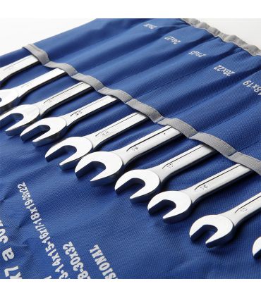 Set de 12 clés fixes 6x7-30x32 b/nylon ALYCO 191086