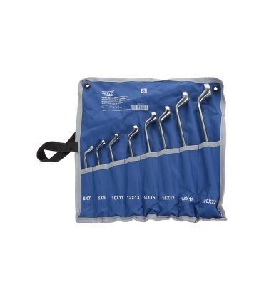 Set de 8 clés angulaires 6x7-20x22 b/nylon ALYCO 191181