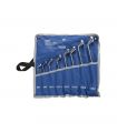 Set de 8 clés angulaires 6x7-20x22 b/nylon ALYCO 191181