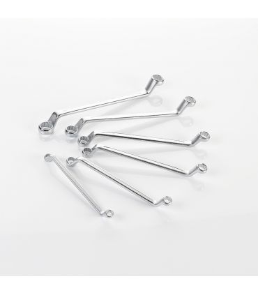 Set de 6 clés angulaires 6x7-18x19 b/carton ALYCO 191182