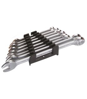 Set de 8 clés mixtes 8-19 b/carton ALYCO 191280