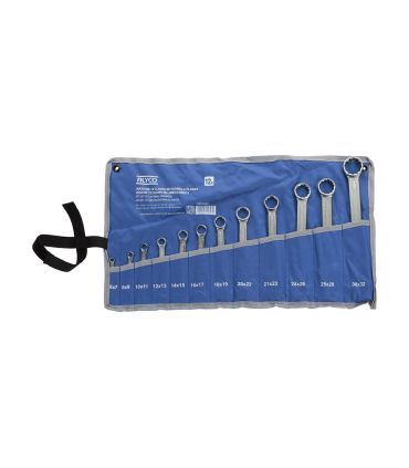 Set 12 clés plates à double mâchoire en étoile b/nylon ALYCO 191397