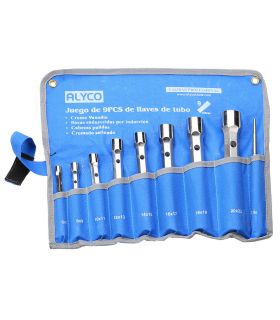 Set 9 clés à tube forgées 6x7-20x22 ALYCO 191470