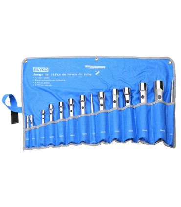 Set 14 clés à tube forgées 6x7-30x32 ALYCO 191475