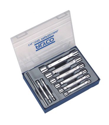 Set 9 clés à tube forgées module ALYCO 191480
