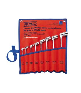 Set de 8 clés douille articulée h/nylon ALYCO 191675