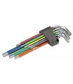 Set 9 clés allen hexag. multicolore ALYCO 193144
