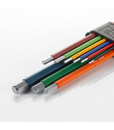 Set 9 clés allen hexag. multicolore ALYCO 193144