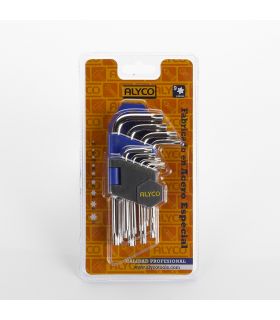 Set 9 clés angulaires torx t10-t50 ALYCO 193270