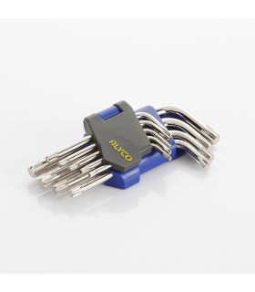 Set 9 clés angulaires torx t10-t50 ALYCO 193270