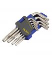 Set 9 clés angulaires torx inv t10-t50 ALYCO 193290