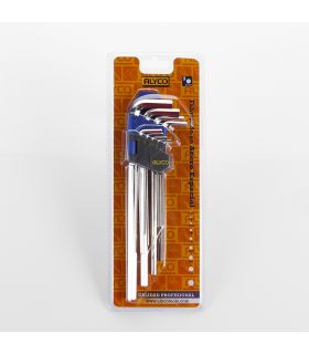 Set 9 clés angulaires allen s/longue ALYCO 193970