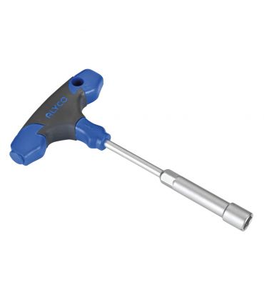 Manche en t avec douille hexag série longue 13 mm ALYCO 195233