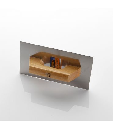 Truelle rectangulaire acier inox. 300x150 m/bois ALYCO 195770
